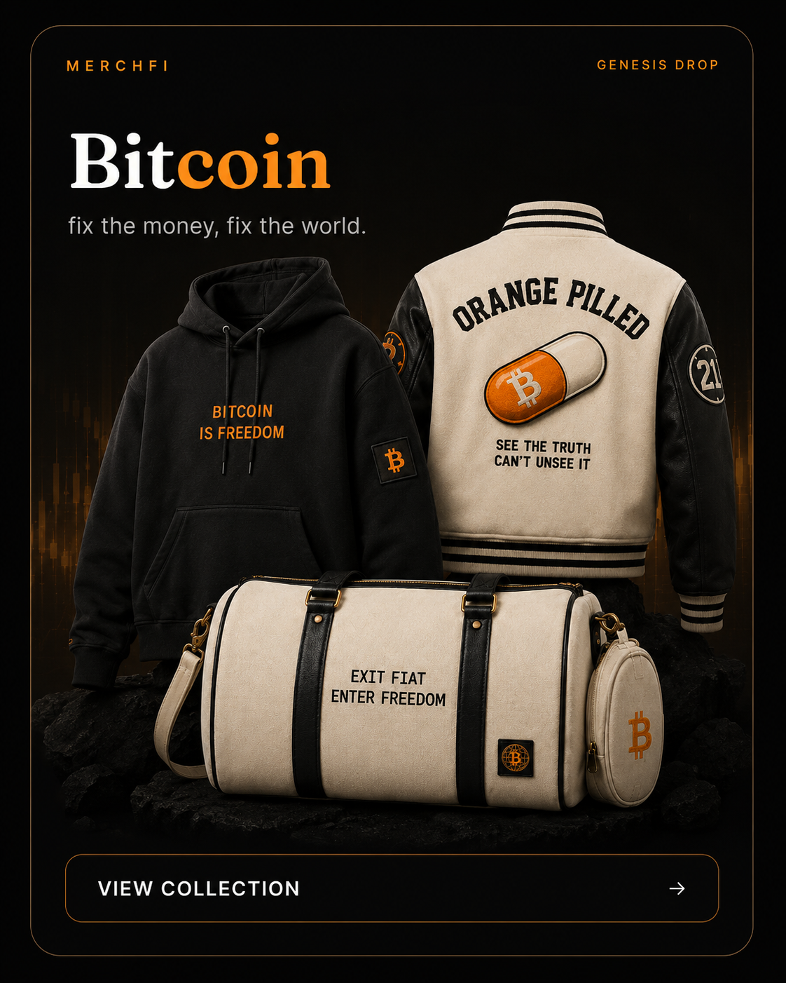 Bitcoin Fits collection poster